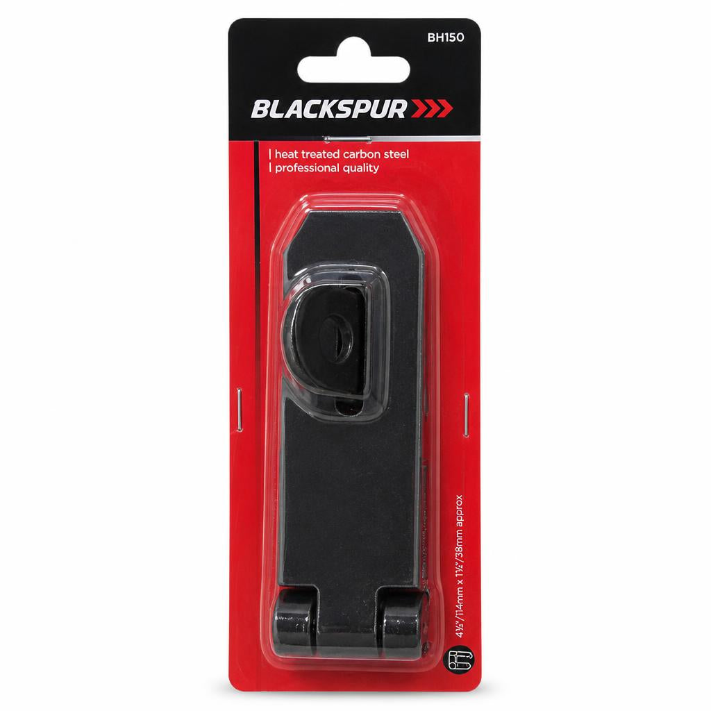 Blackspur Heavy Duty Hasp & Staple packaging angle view