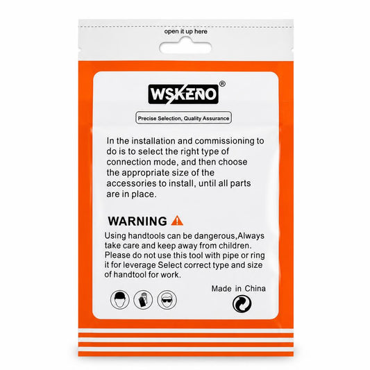 Back view of WSKTRO Adapter packaging highlighting product details