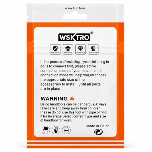 WSKTRO Termina Red Connectors packaging back