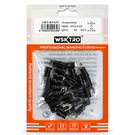 WSKTRO Termina Black Connectors - Front Packaging