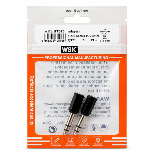 Front of WSK Adapter packaging showing product and specifications