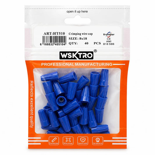 WSKTRO Crimping Wire Cap packaging front view