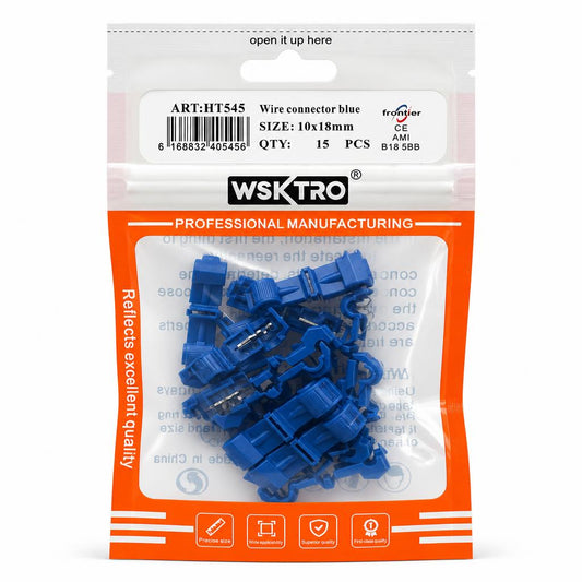 WSKTRO Wire Connector Blue Packaging Front