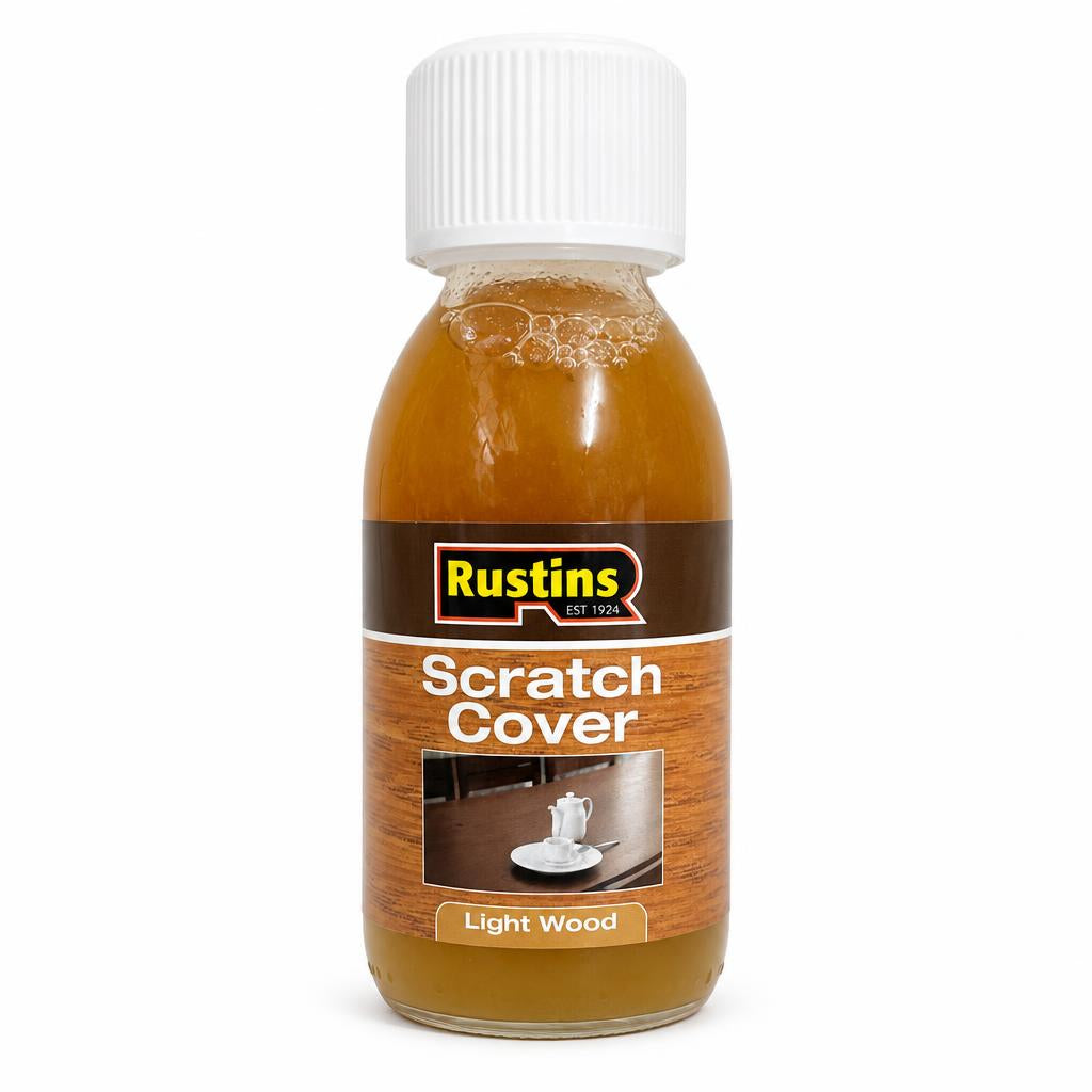 Rustins Scratch Cover Light Wood front packaging
