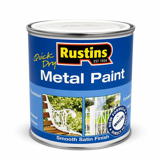 Rustins Quick Dry Metal Paint can