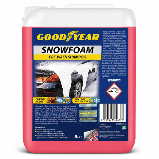Goodyear Snowfoam Pre-Wash Shampoo 5L Cherry Scent - Back