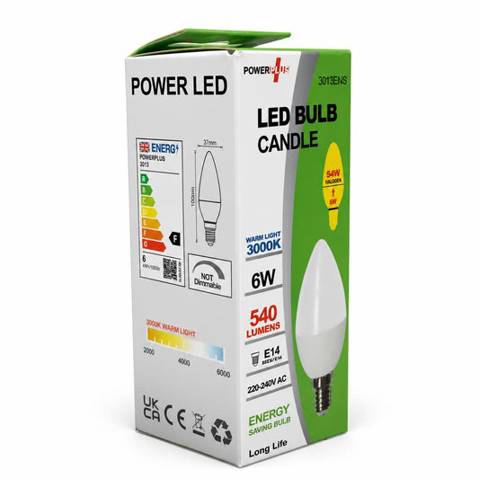 PowerPlus LED Bulb Candle packaging front