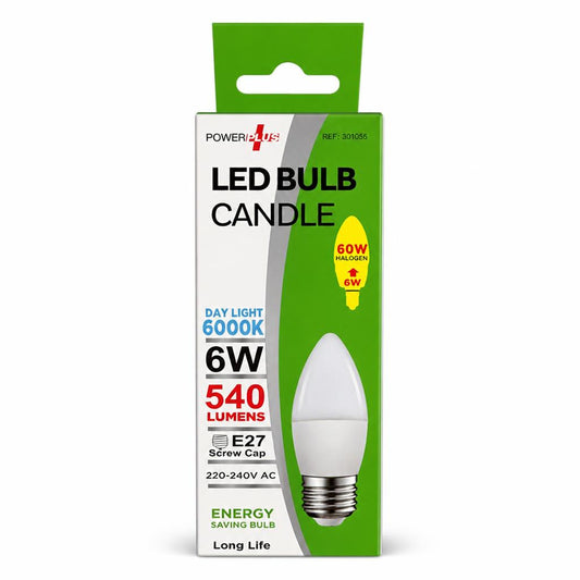 PowerPlus LED Bulb Candle packaging front view