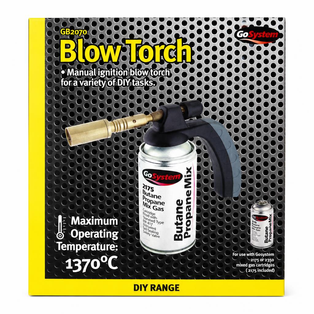 Front packaging of GoSystem Blow Torch GB2070