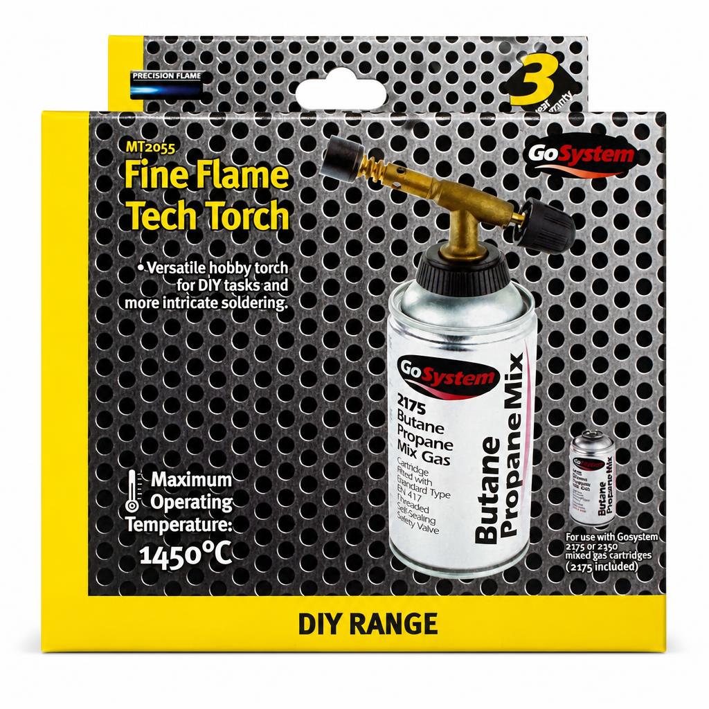 GoSystem Fine Flame Tech Torch MT2055 front packaging