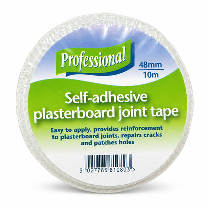 Back of Professional Self-adhesive plasterboard joint tape packaging