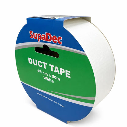 SupaDec Duct Tape 48mm x 50m White