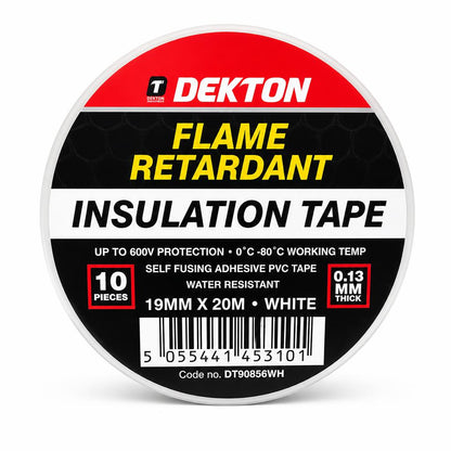 Close-up of Dekton Insulation Tape packaging showing specifications