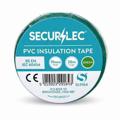 Back view of SECURLEC PVC Insulation Tape packaging