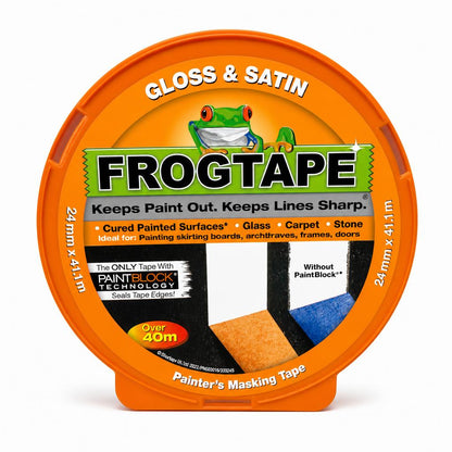 FrogTape Gloss & Satin Painter's Masking Tape packaging