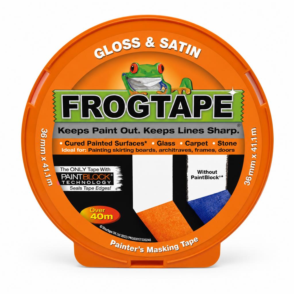 Front packaging of FrogTape Painter's Masking Tape