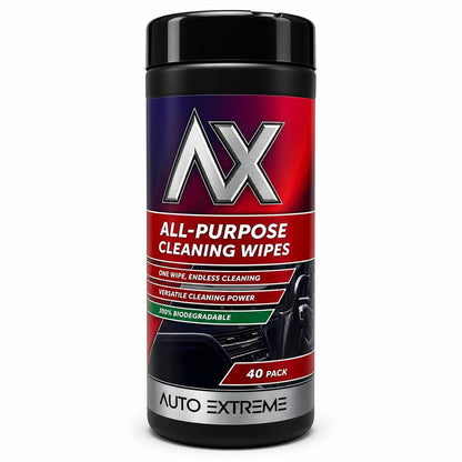 Auto Extreme All-Purpose Cleaning Wipes Front Packaging