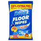 Duzzit Floor Wipes packaging front showing features and scent