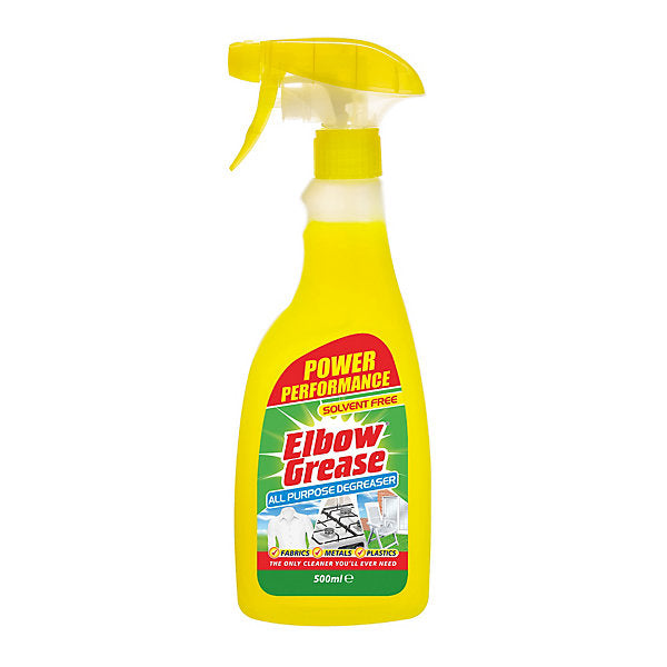 Front view of Elbow Grease All Purpose Degreaser 500ml bottle