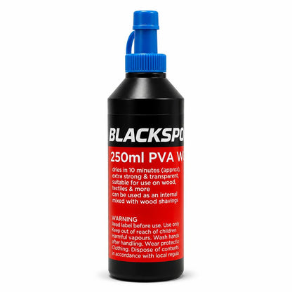 Blackspur PVA Wood Glue bottle with label