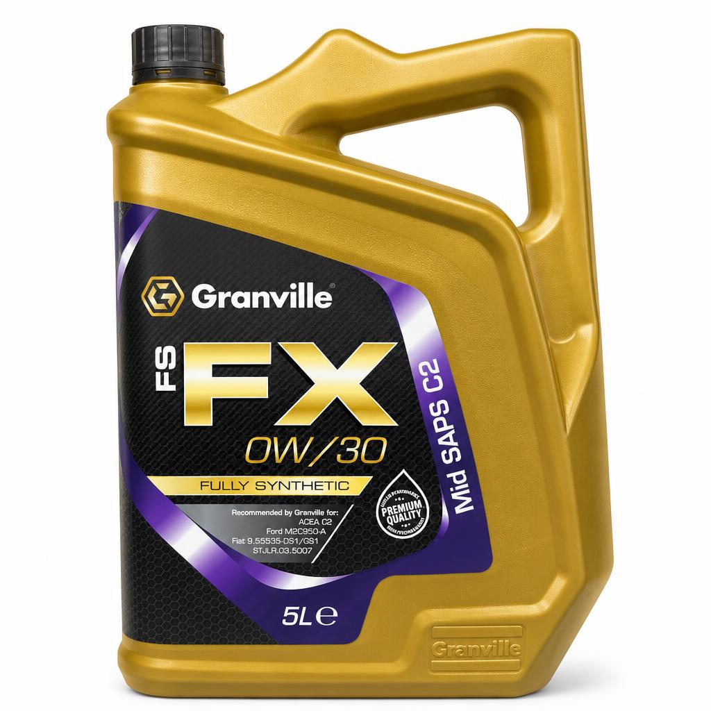 Granville FS FX 0W/30 engine oil front packaging