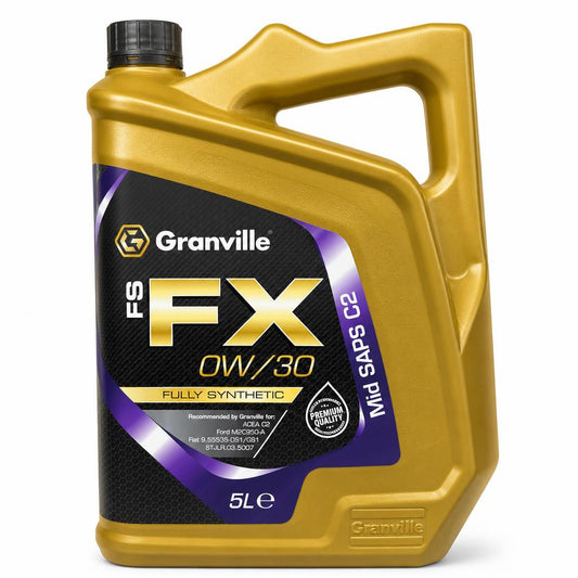 Granville FS FX 0W/30 engine oil front packaging
