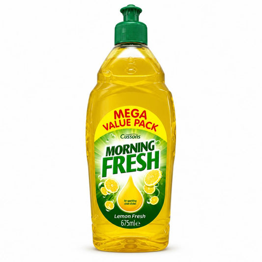 Cussons Morning Fresh Lemon Fresh Dishwash Liquid 675ml bottle