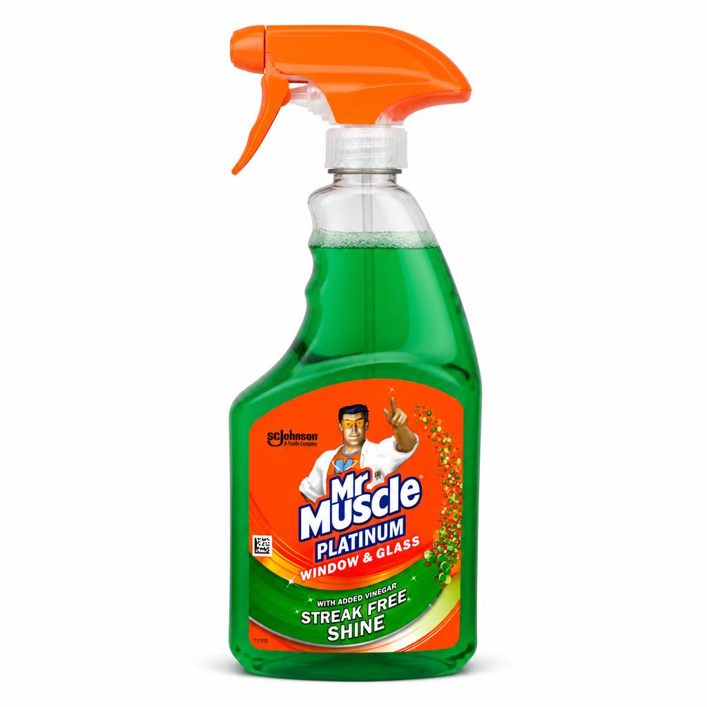 Mr Muscle Platinum Window & Glass Cleaner with trigger spray