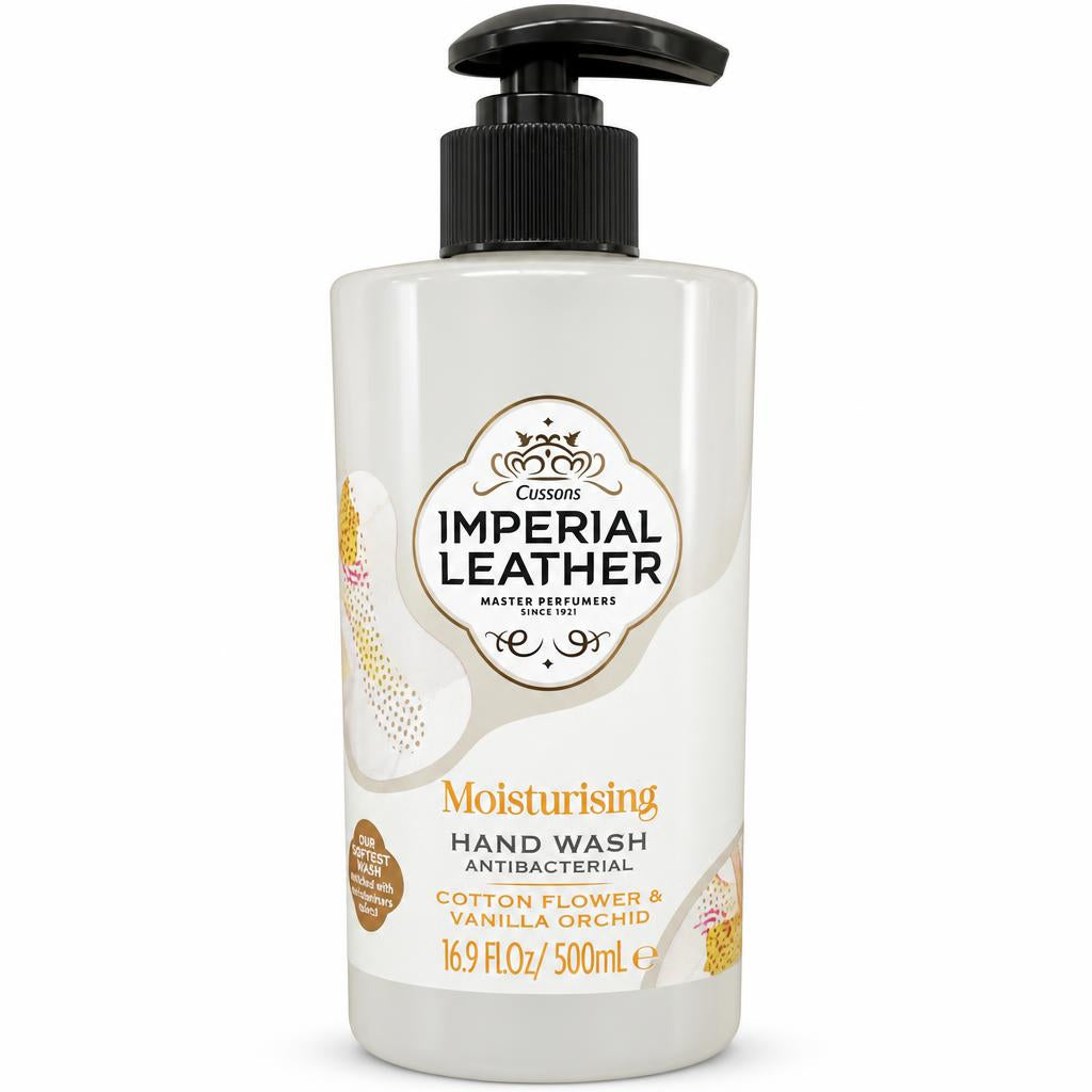 Cussons Imperial Leather Moisturising Hand Wash front label