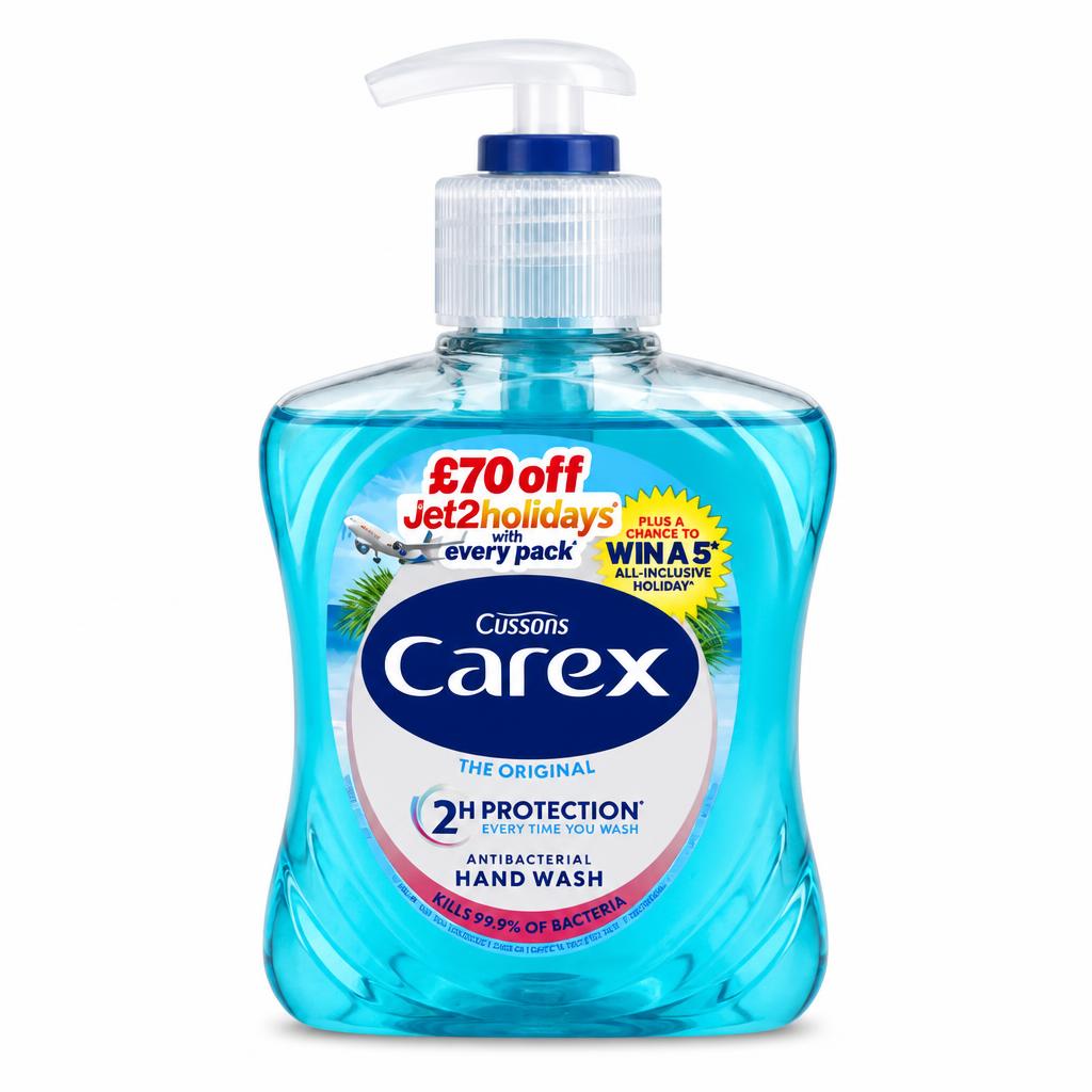 Carex Original Antibacterial Hand Wash front label