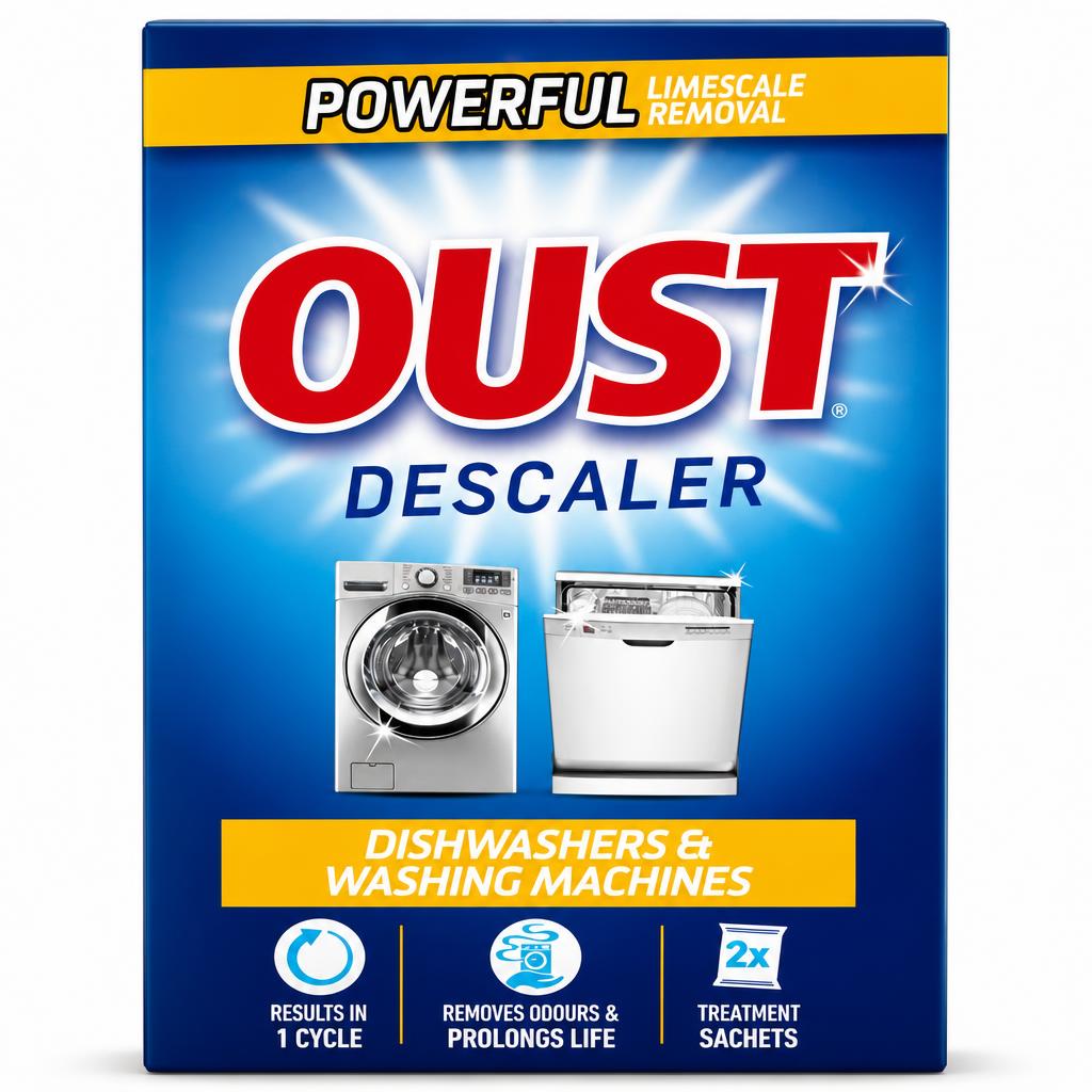 Oust Descaler packaging front view