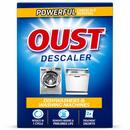 Oust Descaler packaging front view