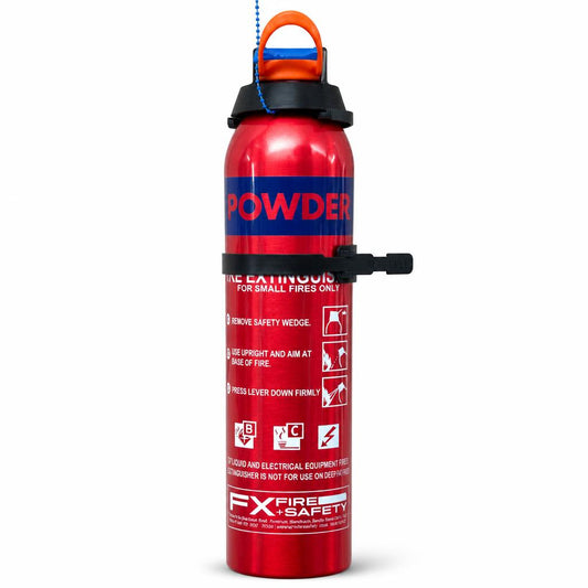 AA Powder Fire Extinguisher front packaging
