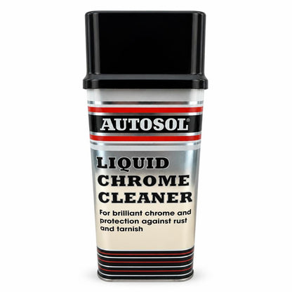 Autosol Liquid Chrome Cleaner front packaging