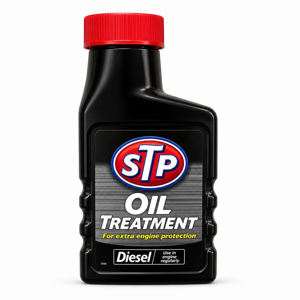 STP Oil Treatment for Diesel Engines bottle front view