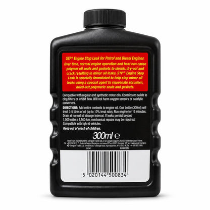Back label with directions and safety information