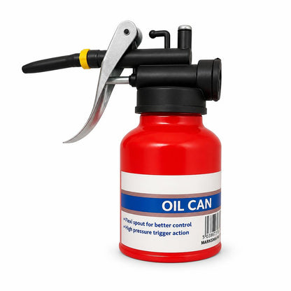 Side view of Marksman Oil Can with Flexi Spout