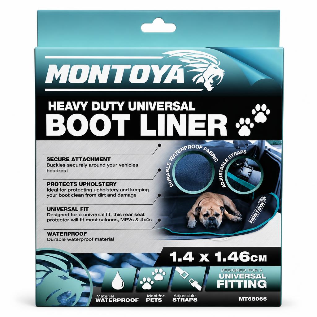 Montoya Heavy Duty Universal Boot Liner packaging front view