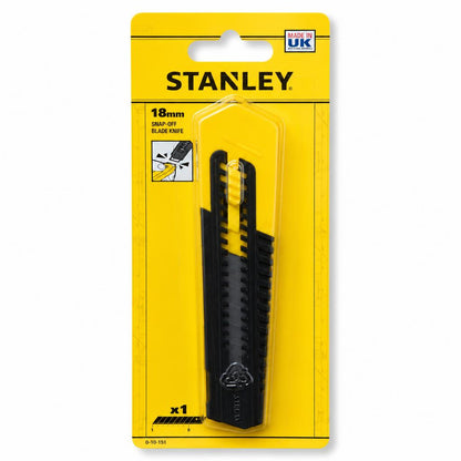 Stanley Snap-Off Blade Knife 18mm packaging front