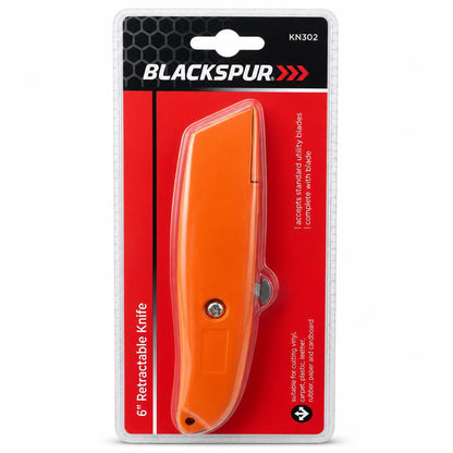 Blackspur 6" Retractable Knife in packaging