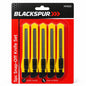 Blackspur 5pc Snap-Off Knife Set KN325 packaging front view