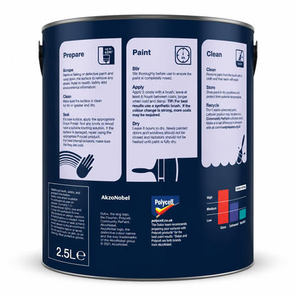 Dulux Quick Dry Satinwood Paint Back