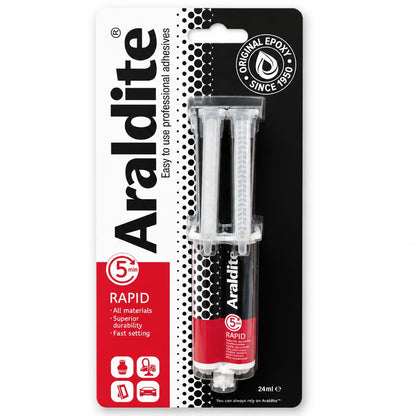 Araldite Rapid Epoxy Resin packaging front view