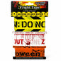 Packaging of Haunted House Fright Tape showing three designs.