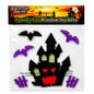 Haunted House Spooky Gel Window Stickers package