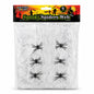 Front view of Haunted House Spooky Spiders Web in packaging