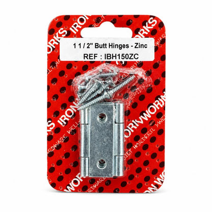Ironworks Butt Hinges in packaging