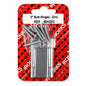 Ironworks 2 inch Zinc Butt Hinges packaging with screws