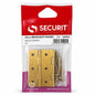 Securit Brass Butt Hinges packaging front view
