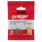 Securit 25mm Brass Butt Hinges packaging front